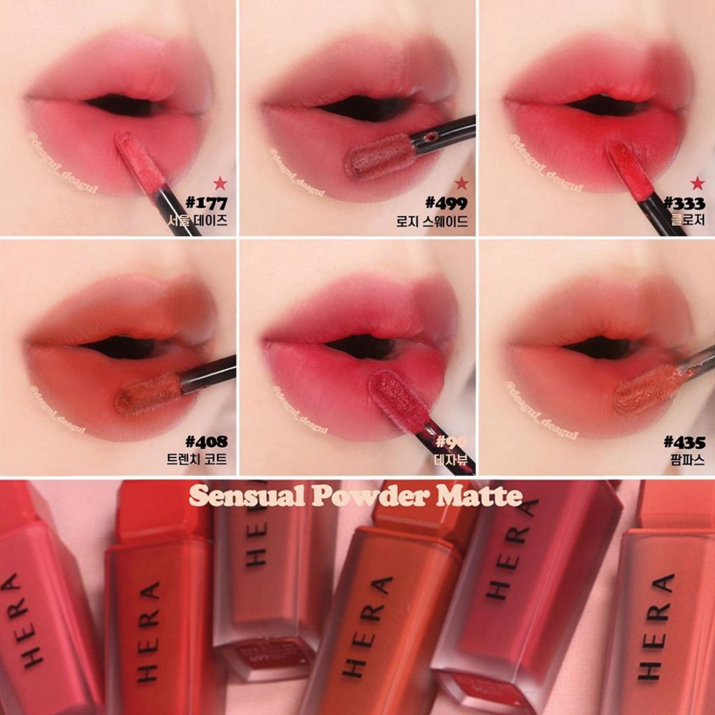 Son Kem Lì Hera, Son Hera Jennie, Sensual Powder Matte (có sẵn-freeship) | BigBuy360 - bigbuy360.vn