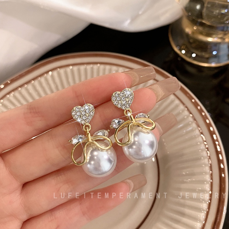 Đôi Bông Tai Ngọc Trai Thanh Lịch