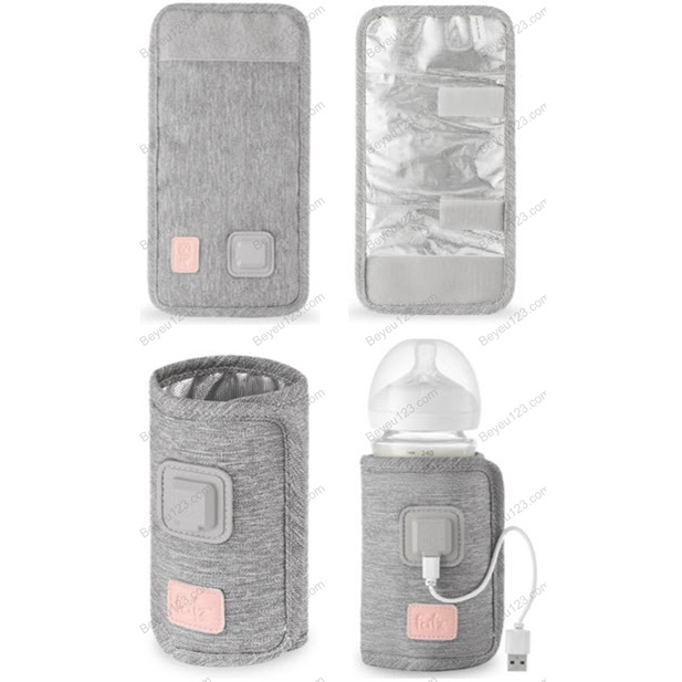 Túi vải ủ giữ nhiệt hâm bình sữa Fatz / Dụng cụ hâm sữa du lịch cầm tay  không BPA FatzBaby Ready 1 FB3101TN