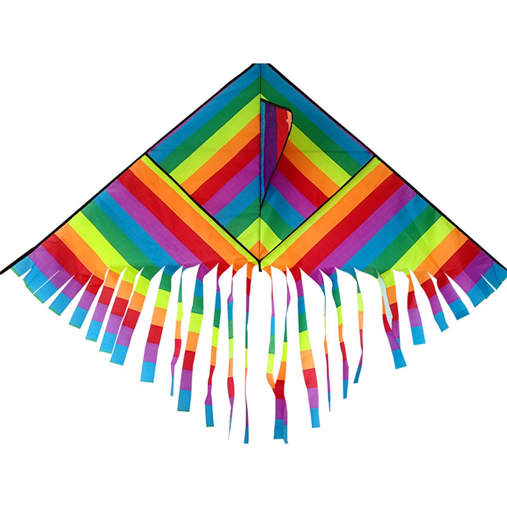 Diều thả hình tam giác phối màu sắc sống động