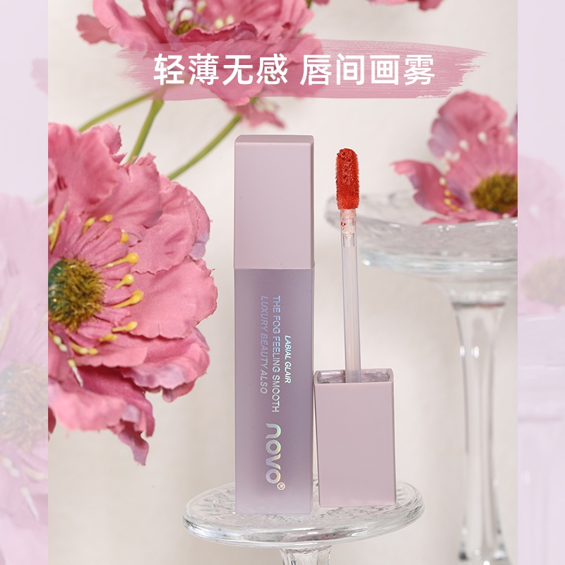 Son kem NOVO Dạng Lỏng Lâu Trôi Chống Thấm Nước Dưỡng Ẩm Chất Lượng Cao NO.5649