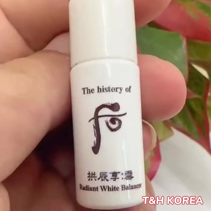 Nước hoa hồng dưỡng trắng và chống lão hoá Whoo Radiant White Balancer 5ml | BigBuy360 - bigbuy360.vn