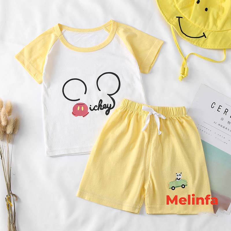 (Xả kho)Bộ quần áo trẻ em, set bộ đồ cotton trẻ em bé trai và bé gái ngắn tay quần short (từ 2- 5 tuổi) mã VABD0125