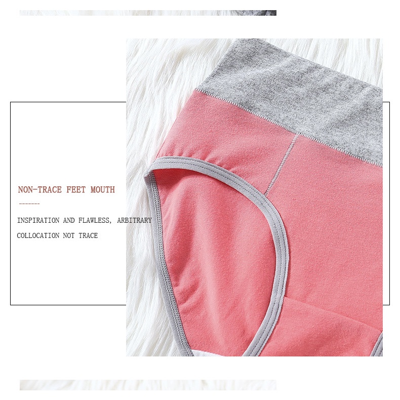 Plus Quần Lót Cotton Màu Đen Lưng Cao Nâng Hông Quyến Rũ Cho Nữ