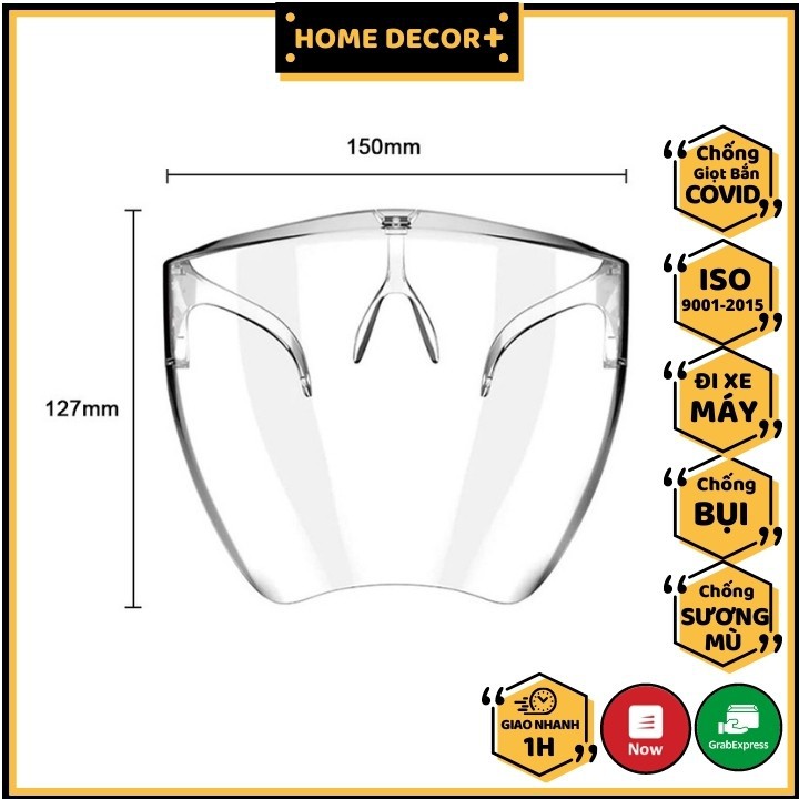 Mặt Nạ Chống Dịch Giọt Bắn Face Shield