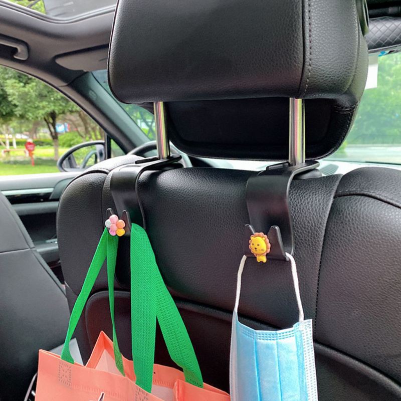 Móc treo đồ sau ghế xe hơi đa năng hình thú hoạt hình