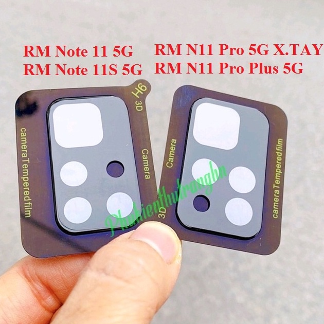 Kính Cường Lực Camera FULL đen loại xịn Cho Xiaomi Xiaomi Redmi Note 11 Note 11S Note 11T 5G Note 11 Pro
