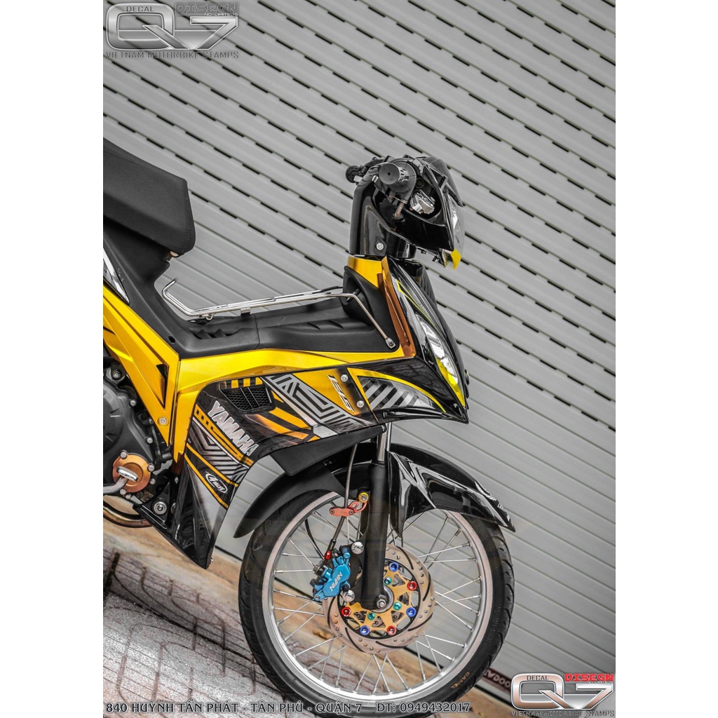 TEM RỜI EXCITER 2010 VÀNG ĐEN