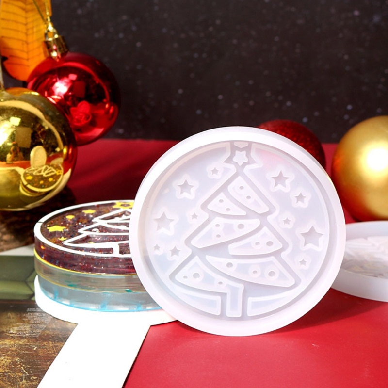 ✿ Khuôn Silicone Làm Đế Lót Ly Hình Bông Tuyết Xinh Xắn
