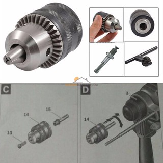 Đầu chuyển đổi máy khoan bê tông sang khoan đầu kẹp có khóa