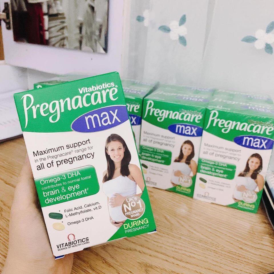 Vitamin cho mẹ bầu Pregnacare Max