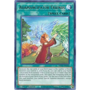 Thẻ bài Yugioh - TCG - Adamancipator Friends / MP21-EN142'