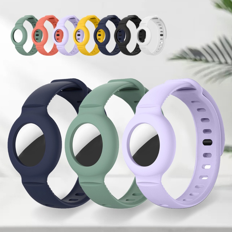 Dây Đeo Cổ Tay Bằng Silicone Cho Apple Airtag