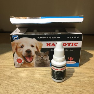 DUNG DỊCH NHỎ TAI, VỆ SINH TAI HAN OTIC 15ML