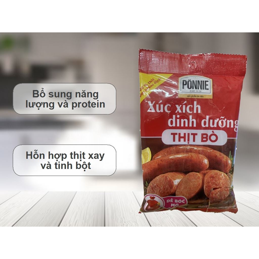 Thùng 20 gói x  Xúc Xích PONNIE