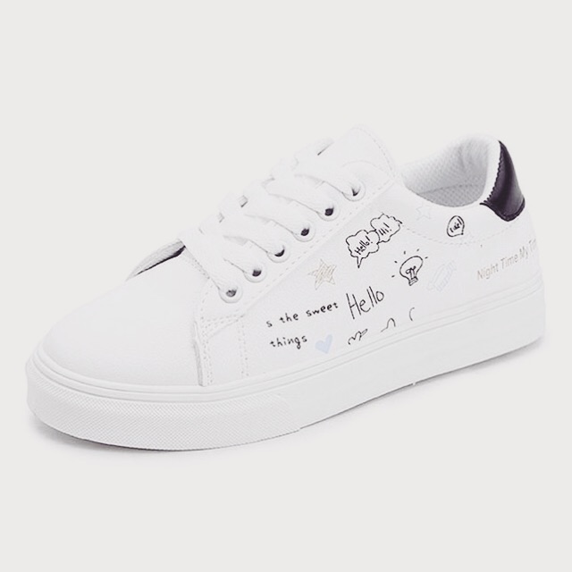 Giày sneaker nữ thời trang siêu dễ thương