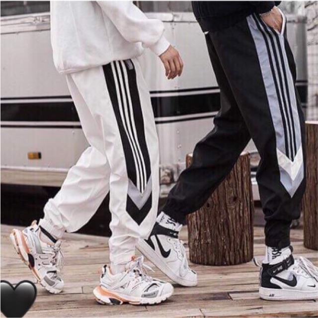 [giá sỉ ] Quần thể thao kaki 3 sọc mũi tên nam nữ