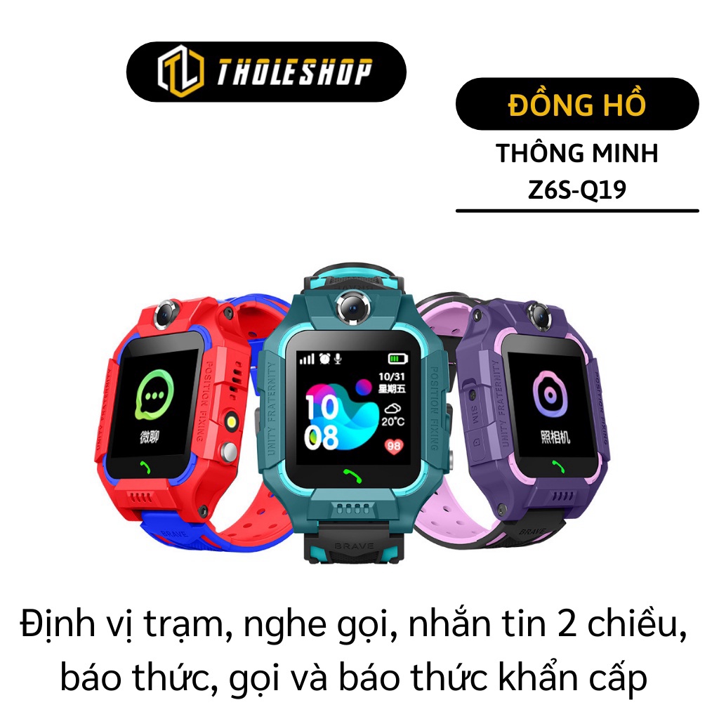 [SGD] Đồng Hồ Thông Minh Cho Bé - Đồng Hồ ZS6-Q19 Định Vị, Nghe Gọi, Nhắn tin, Báo Thức 8747