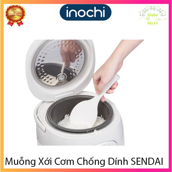 Muỗng Xới Cơm Chống Dính Sendai Cao Cấp, Mui Xới Cơm Chống Dính Hàng Chính Hãng INOCHI