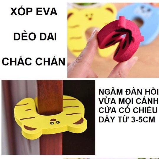 Xốp nẹp cạnh cửa chống va đập, chống kẹp tay bé