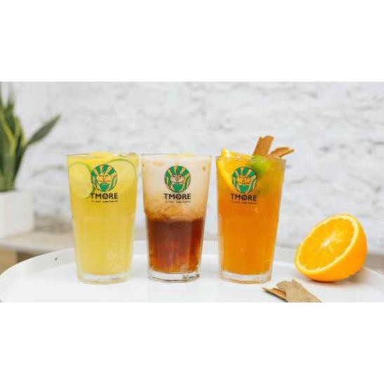 Bộ 6 Cốc thuỷ tinh (cốc trà chanh) không quai 420ml - 300ml (cốc Thái)