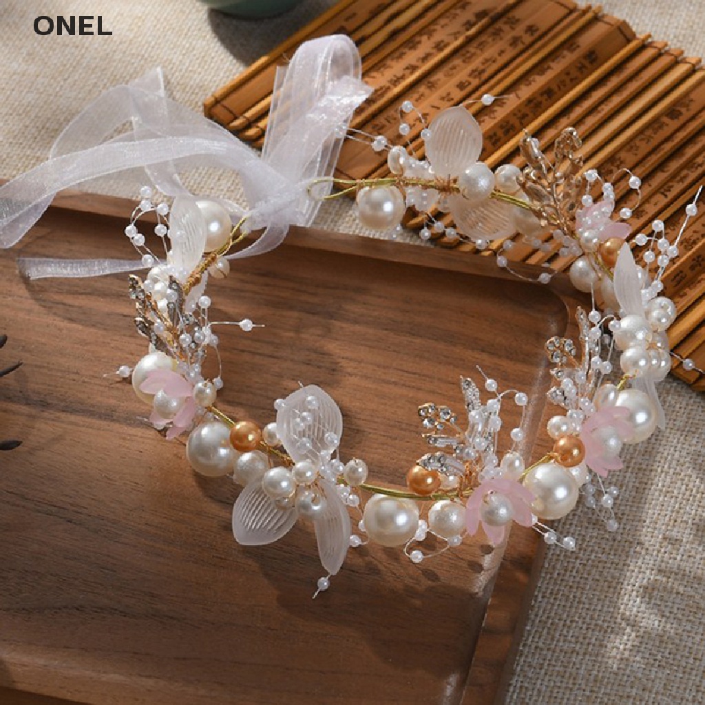 Cài tóc cô dâu đính hoa/ngọc trai giả