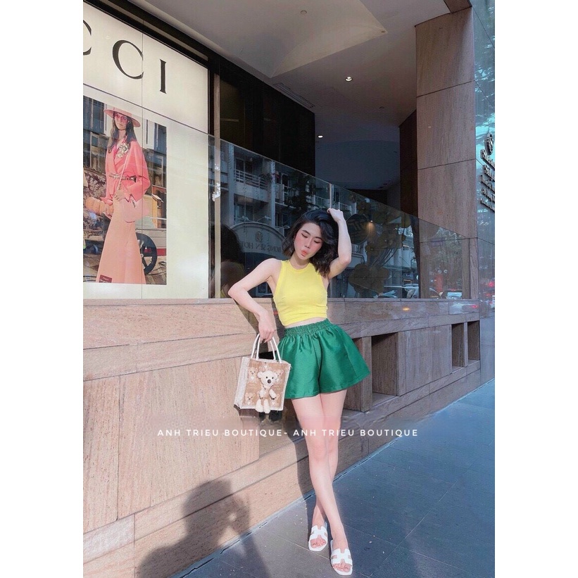 Quần Sooc Phồng Nữ Cạp Chun Quảng Châu Cao Cấp Nhất | BigBuy360 - bigbuy360.vn