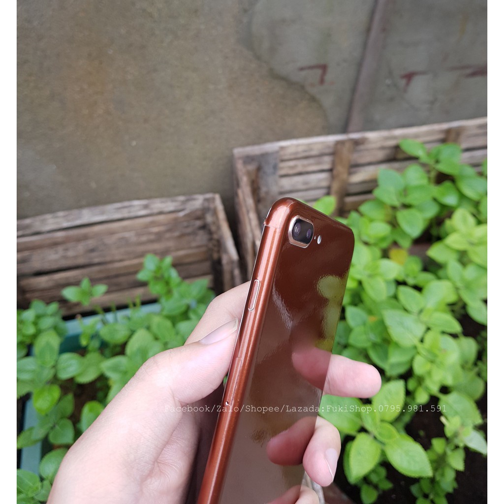 Tấm Dán Skin Full viền Glossy Brown Kèm Táo phát sáng 11 PRO MAX XSMAX X XS XR 6plus 7plus 8plus 6 5 7 12 PRO