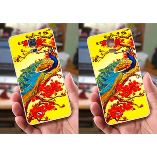 Ốp lưng Samsung S5 (dẻo viền trắng trong) - Hình Chim Công, Cá Chép, Cò