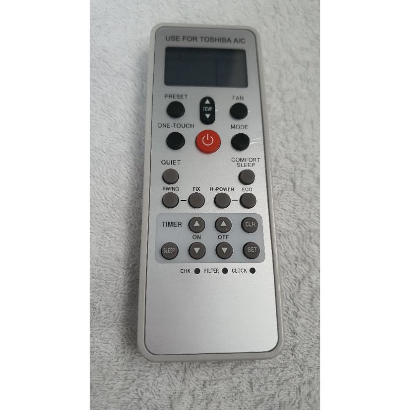 REMOTE ĐIỀU KHIỂN ĐIỀU HÒA MÁY LẠNH TOSHIBA XÁM