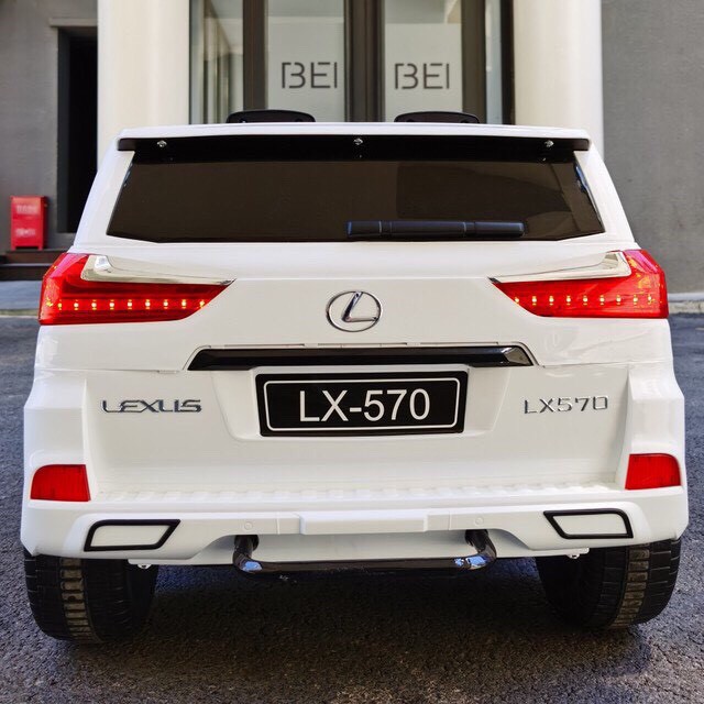 Ô tô điện trẻ em BABY-KID LEXUS 570 2 chế độ tự lái và remote, 2 chỗ ghế đôi, 4 động cơ lớn, ắc qui 12v