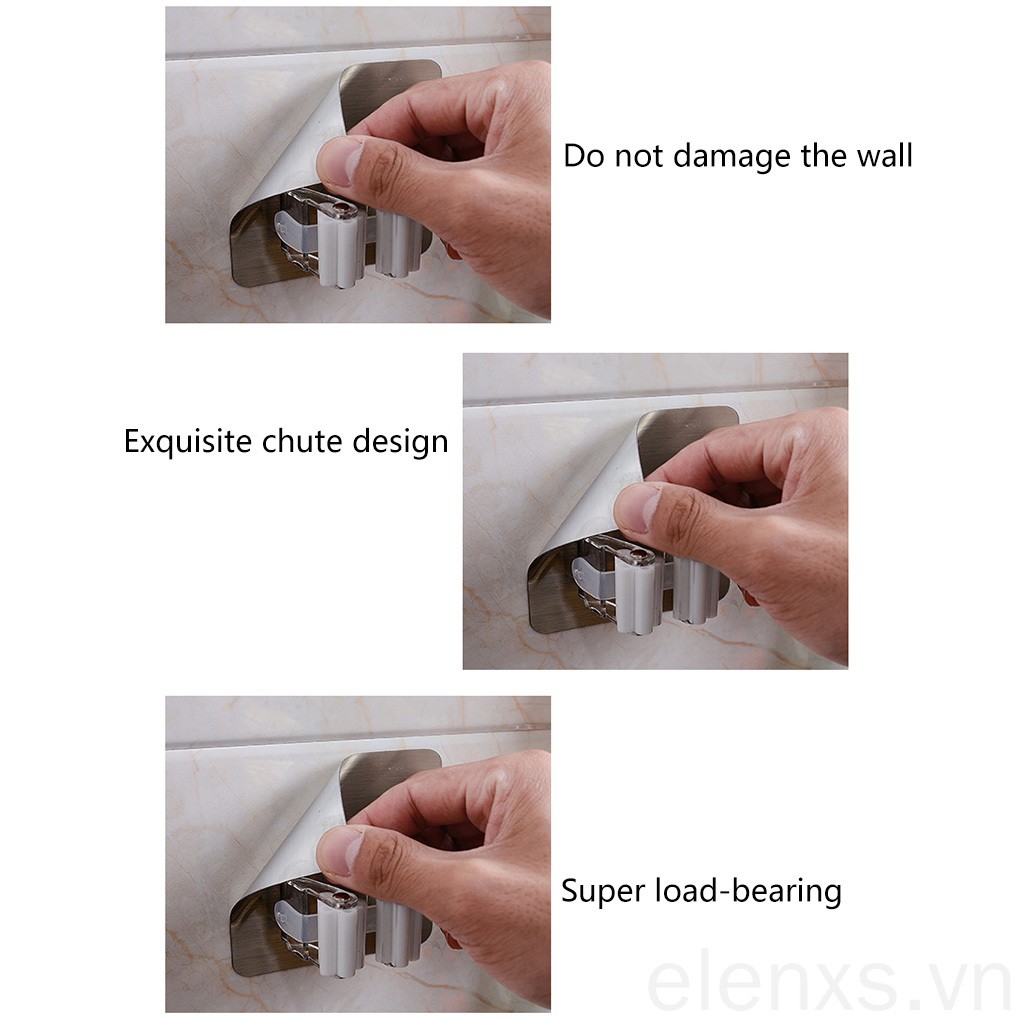 Giá Treo Chổi Lau Nhà Chất Liệu Pvc Chất Lượng Cao Bền Không Làm Hỏng Tượng Tiện Dụng