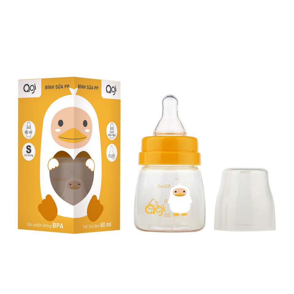 Bình sữa Agi PP  60ml cổ hẹp
