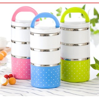 hộp cơm giữ nhiệt - hộp cơm giữ nhiệt 3 tầng