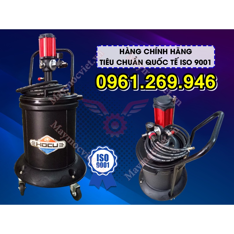 Máy bơm mỡ khí nén 30L Kocu GZ-200