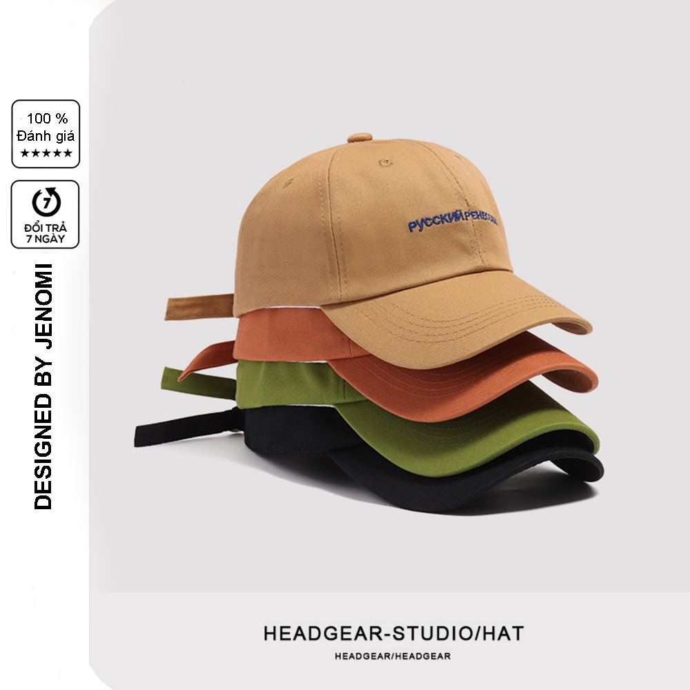 Nón lưỡi trai ❤️ Nón kết thêu chữ chất cotton cao cấp form unisex nam nữ M2