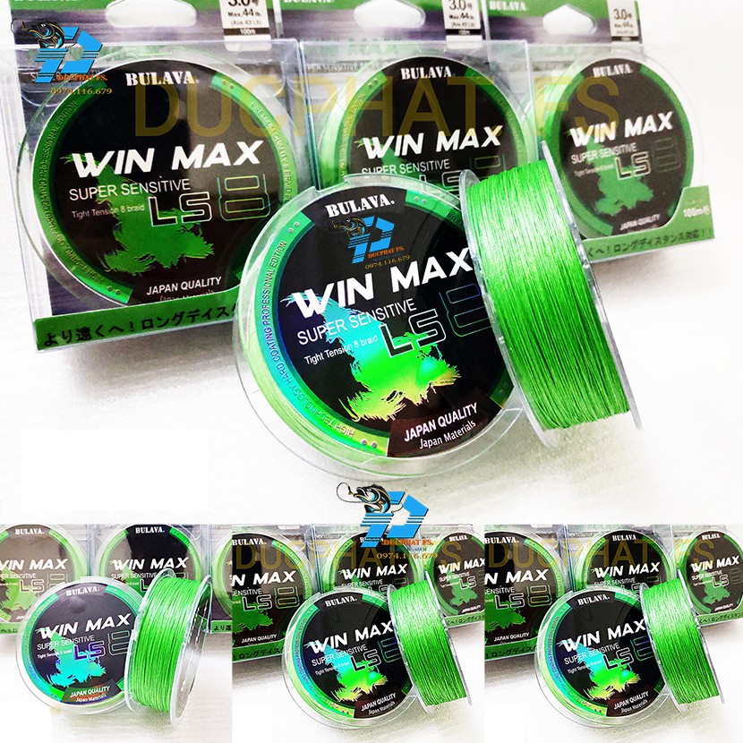 Dù siêu bền x8 xanh lá !. Dù tơ x8 WIN MAX hãng chính hẵng !!!