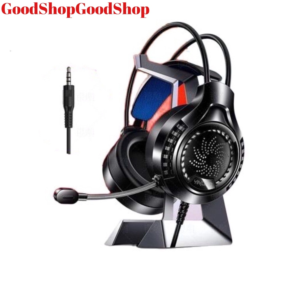 TAI NGHE GAME THỦ TN06ĐT CHỤP TAI CÓ MIC ĐÀM THOẠI VỚI 1 JACK 3.5MM SÀNH ĐIỆU CHO ĐIỆN THOẠI VÀ MÁY TÍNH ÂM THANH CỰC ÊM