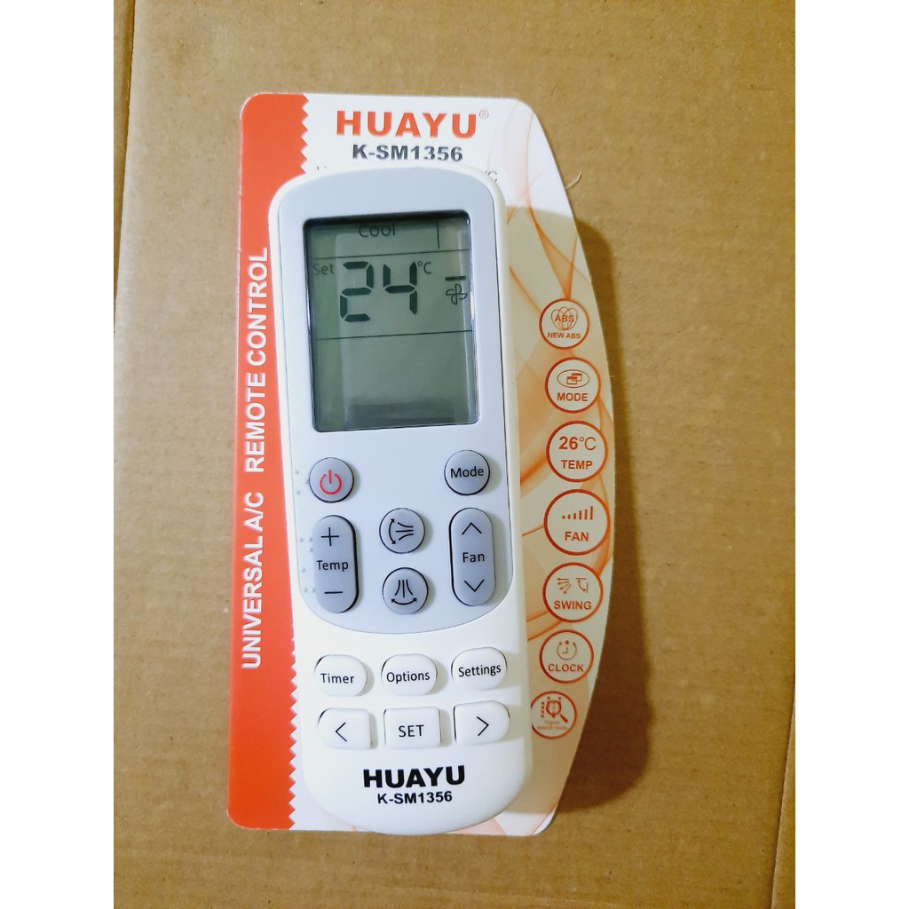 Remote Điều khiển điều hòa Samsung đa năng tất cả các dòng 1&amp;2 chiều Inverter - Hàng mới 100% Tặng kèm Pin