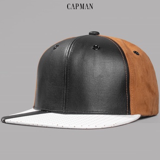 Mũ snapback chính hãng CAPMAN, phong cách hiphop vải da CM50