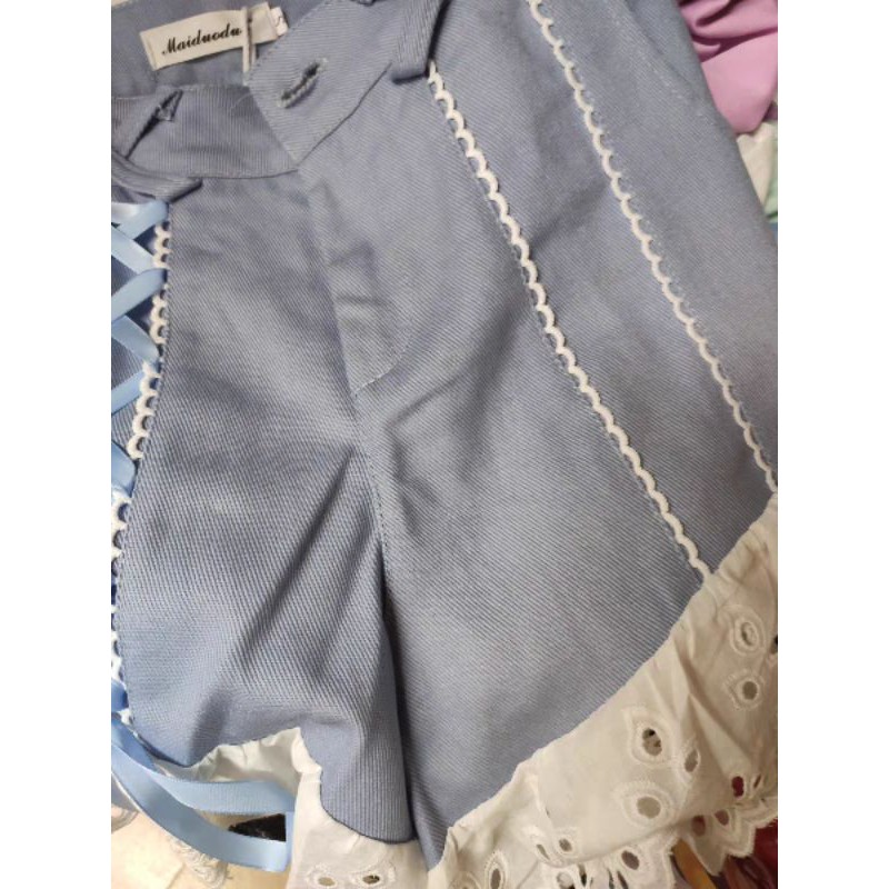 Quần đùi bèo đan dây