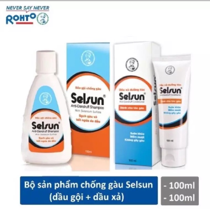 Dầu xả chống gàu Rohto Selsun 100ml