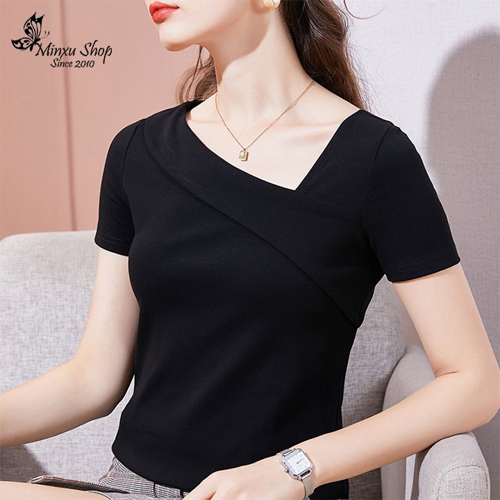 ÁO PHÔNG NGẮN TAY MÙA HÈ HÀNG THIẾT KẾ QUẢNG CHÂU CAO CẤP ATK