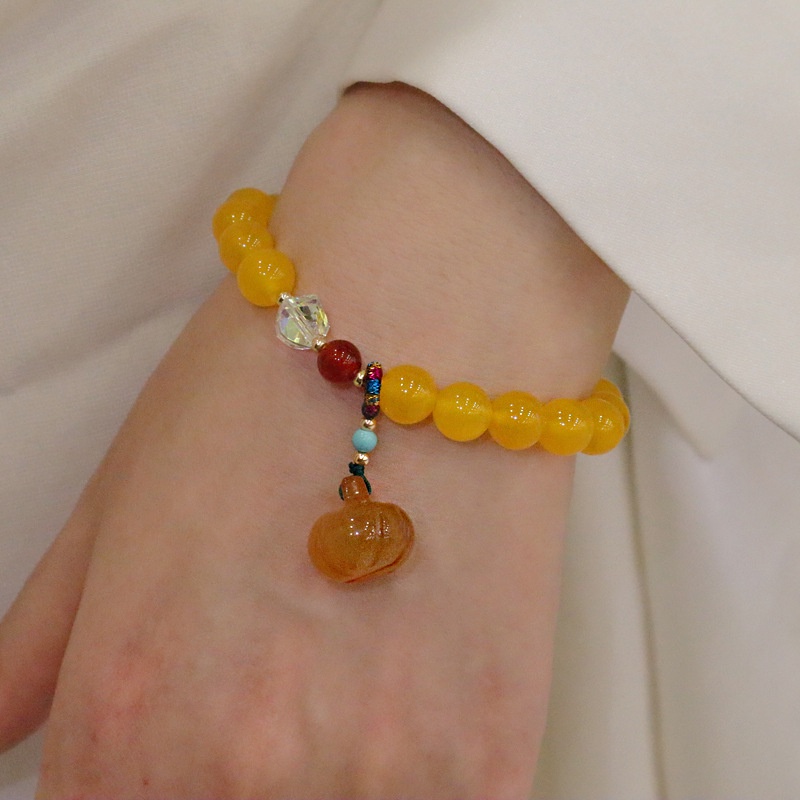 Hàng Mới Về [Hàng Mới Về] Vòng Đeo Tay Mã Não Phong Cách Mới