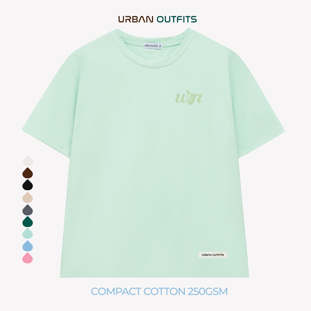 Áo Thun Tay Lỡ Form Rộng URBAN OUTFITS ATO170 Local Brand In Hoa ver 2.0 Chất Vải 95% Compact Cotton 250GSM Dầy