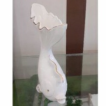 Lọ cắm hoa hình con cá - gốm sứ cao cấp