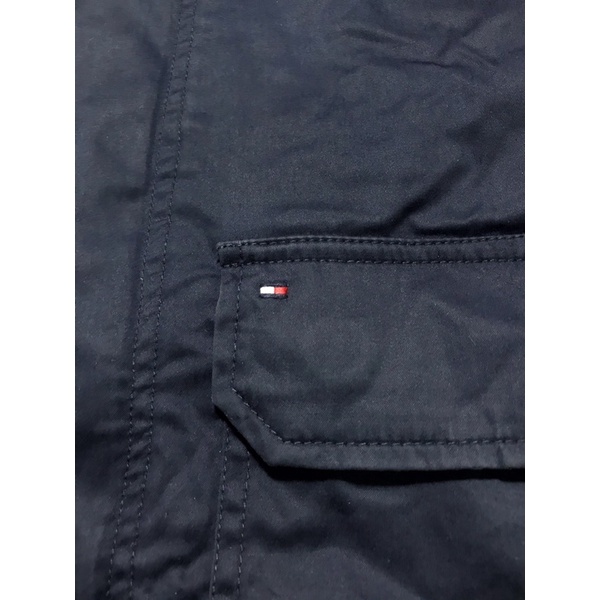 Áo khoác đôi nam nữ hiệu Tommy Hilfiger màu xanh đen size S,M 2hand