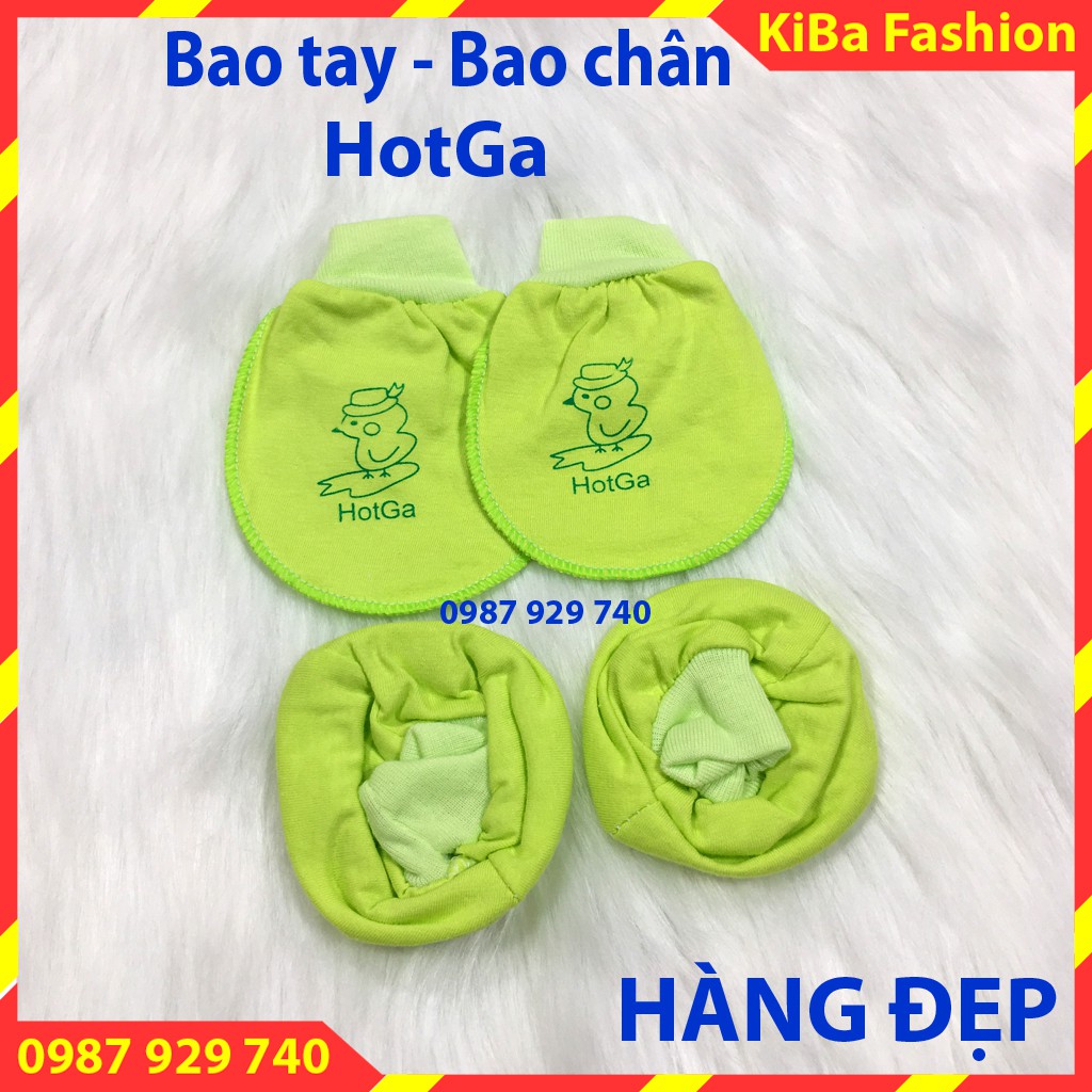 [HÀNG ĐẸP ] Bao Tay, Bao Chân HOTGA Cho Bé Sơ Sinh