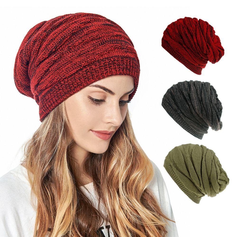 Mũ Beanie Mềm Giữ Ấm Mùa Đông Ngoại Cỡ