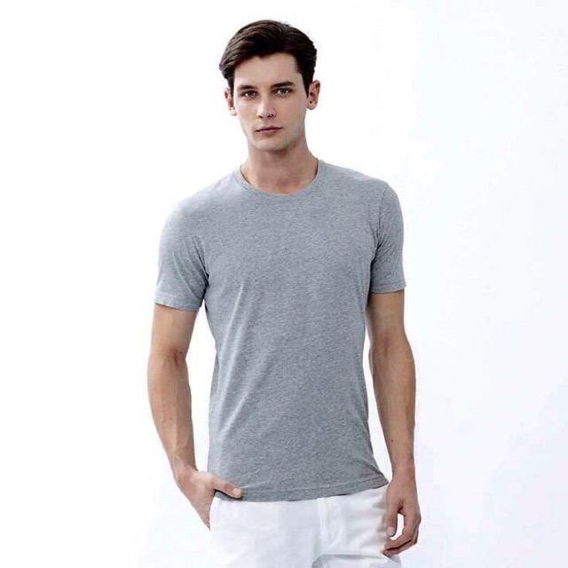 Áo thun nam body cổ tròn